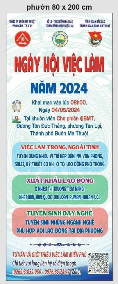 THÔNG TIN VỀ: NGÀY HỘI VIỆC LÀM NĂM 2024