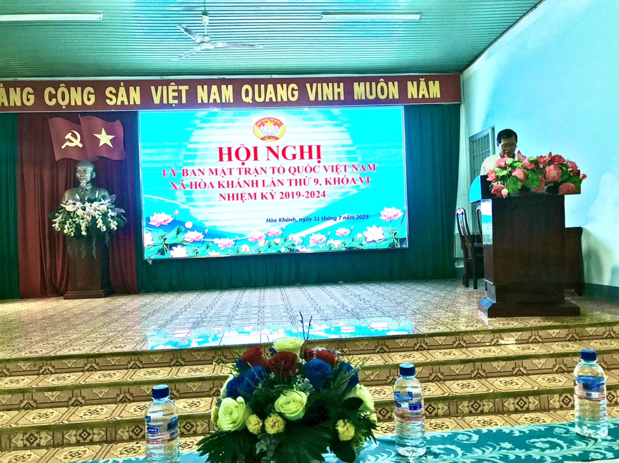 UBMTTQ xã Hòa Khánh tổ chức sơ kết công tác Mặt trận 6 tháng đầu năm, triển khai nhiệm vụ 6 tháng cuối năm 2023
