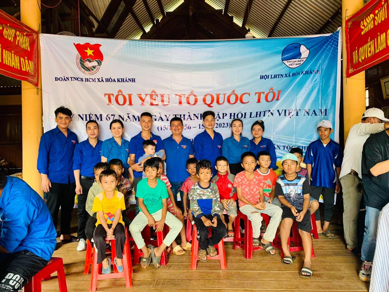 Hội Liên hiệp Thanh niên xã Hoà Khánh tổ chức  Ngày hội “Tôi yêu Tổ quốc tôi” năm 2023